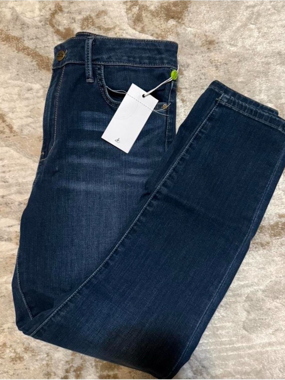 Sam Edelman Women’s Skinny Jeans - Dark Blue Denim